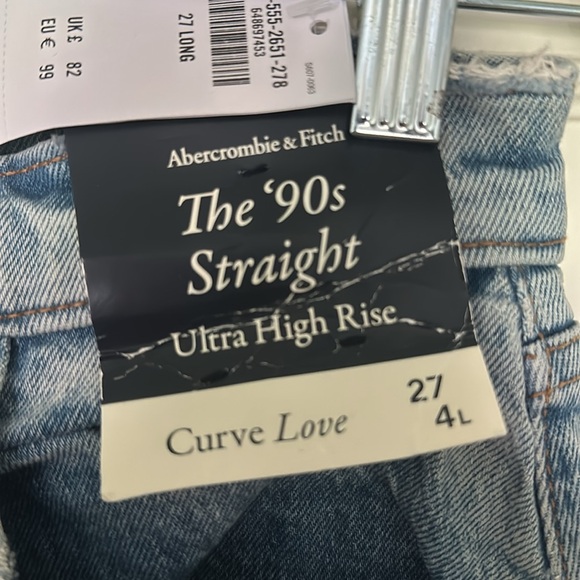 Abercrombie ultra high rise 90s straight jean - Picture 3 of 5